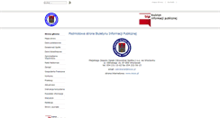 Desktop Screenshot of bip-arch.mzoz.pl