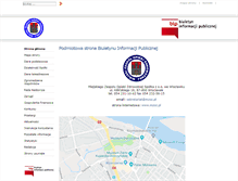 Tablet Screenshot of bip-arch.mzoz.pl